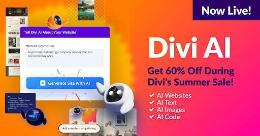 Save 40% on Divi Cloud, Teams, and VIP Support—store Divi projects, collaborate, and get priority 24/7 assistance.