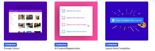 Themes is improving Divi AI with new features including a prompt library for saving commands, enhanced content regeneration, and layout auto-completion to speed up the design process.